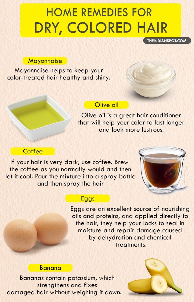 DIY Dry Hair Treatment
 Dyeing or highlight hair gives your personally a boost but
