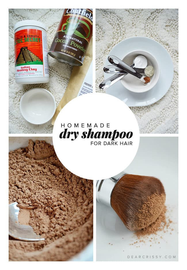 DIY Dry Shampoo Dark Hair
 Homemade Dry Shampoo