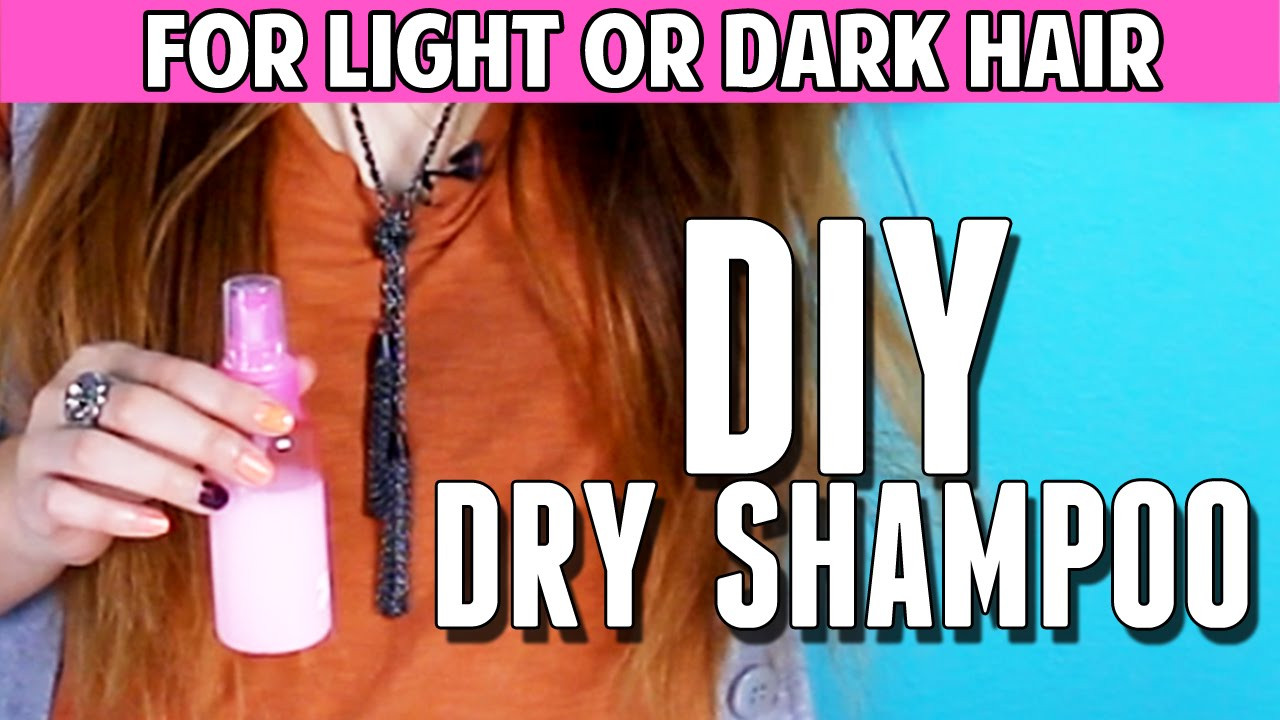 DIY Dry Shampoo Dark Hair
 DIY Dry Shampoo for Light or Dark Hair