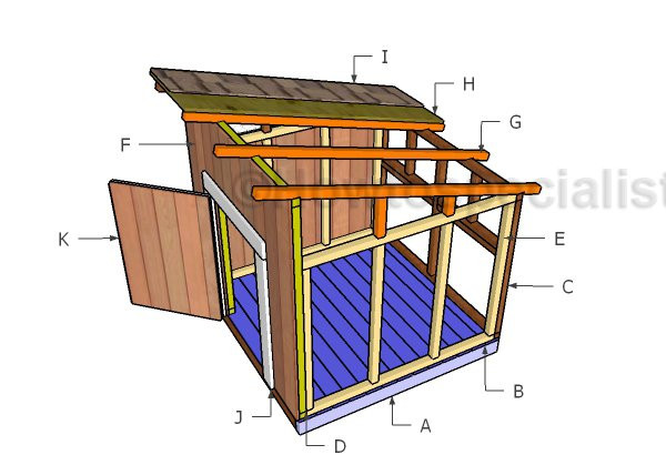 DIY Duck House Plans
 Duck House Roof Plans