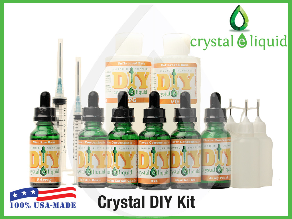 DIY E Liquid Kit
 Crystal e Liquid DIY Kit