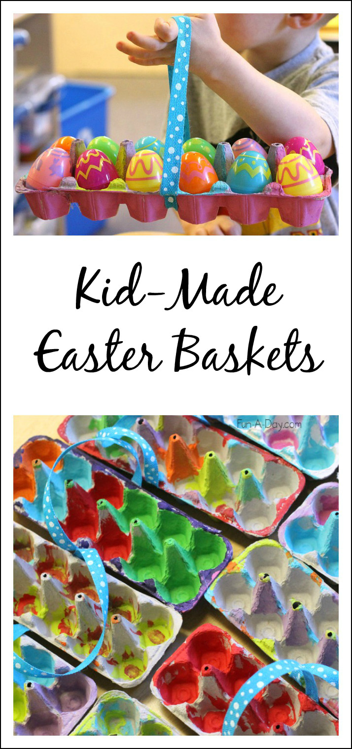 DIY Easter Basket For Toddler
 Homemade Easter Baskets Kids Can Make with Recyclables