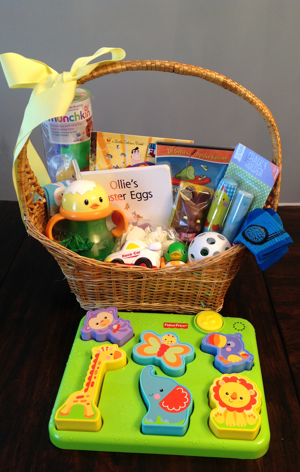 DIY Easter Basket For Toddler
 Hand Me Down Mom Genes 95 Easter Basket Ideas for Babies