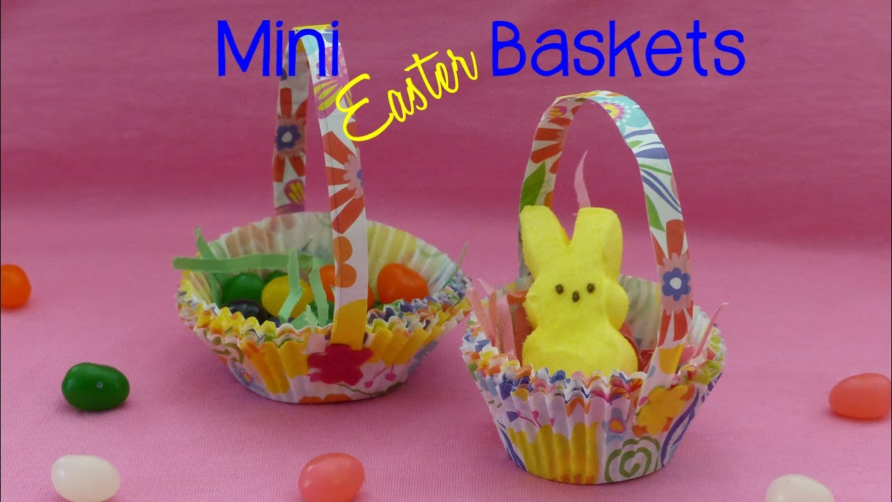 DIY Easter Basket For Toddler
 DIY Mini Easter Baskets