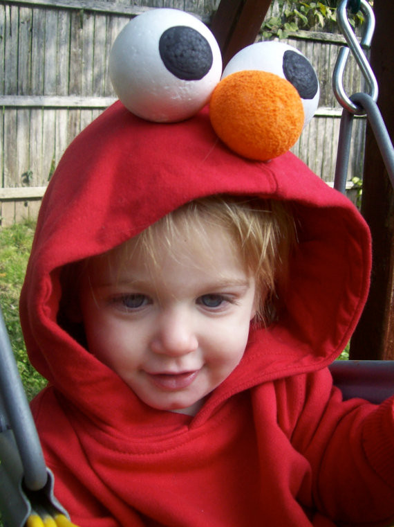 DIY Elmo Costume
 Items similar to Elmo Sesame Street Halloween Costume on Etsy