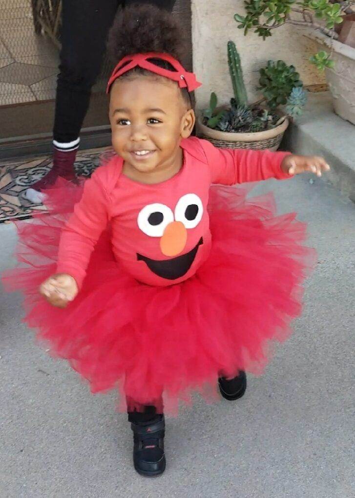 DIY Elmo Costume
 Elmo esie Tutu Costume for toddler birthday halloween