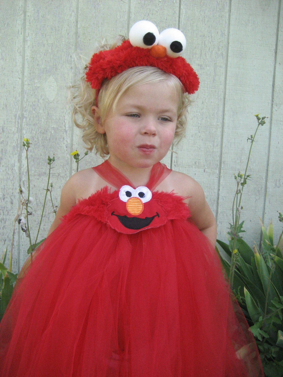 DIY Elmo Costume
 Boutique Pageant FURRY ELMO Halloween by pamperedprincesstutu