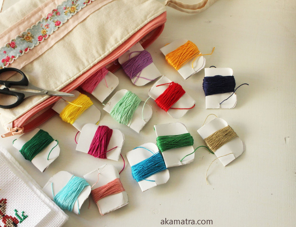 DIY Embroidery Kit
 DIY embroidery travel kit Akamatra