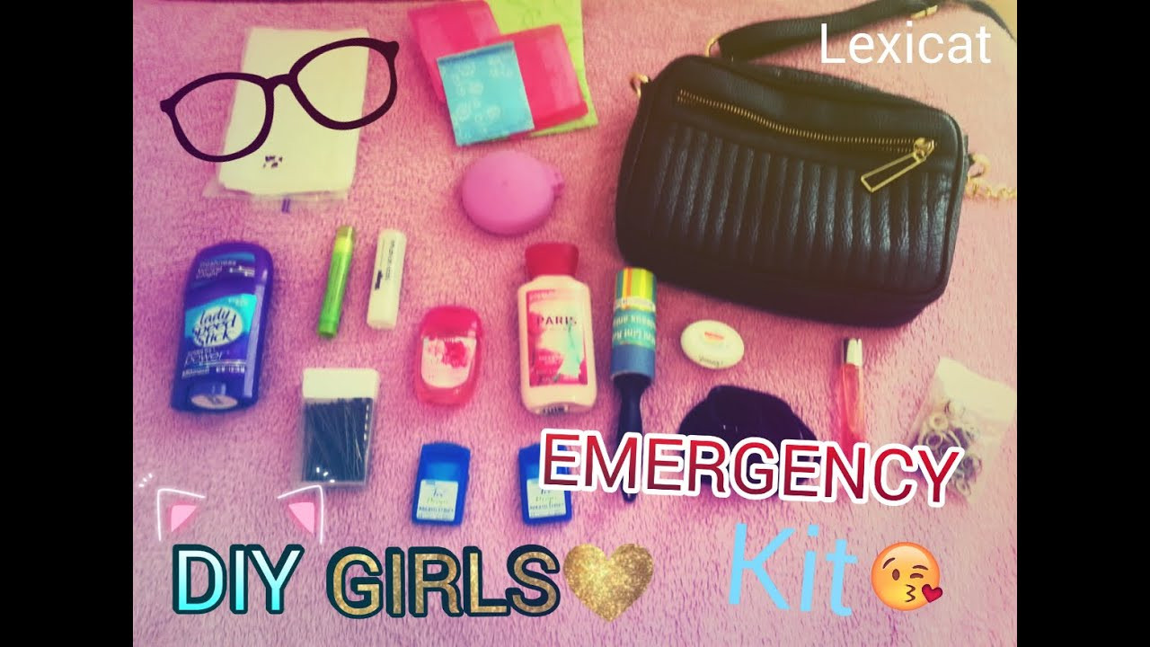 DIY Emergency Kits
 DIY School EMERGENCY kit for girls♡ 2016 17