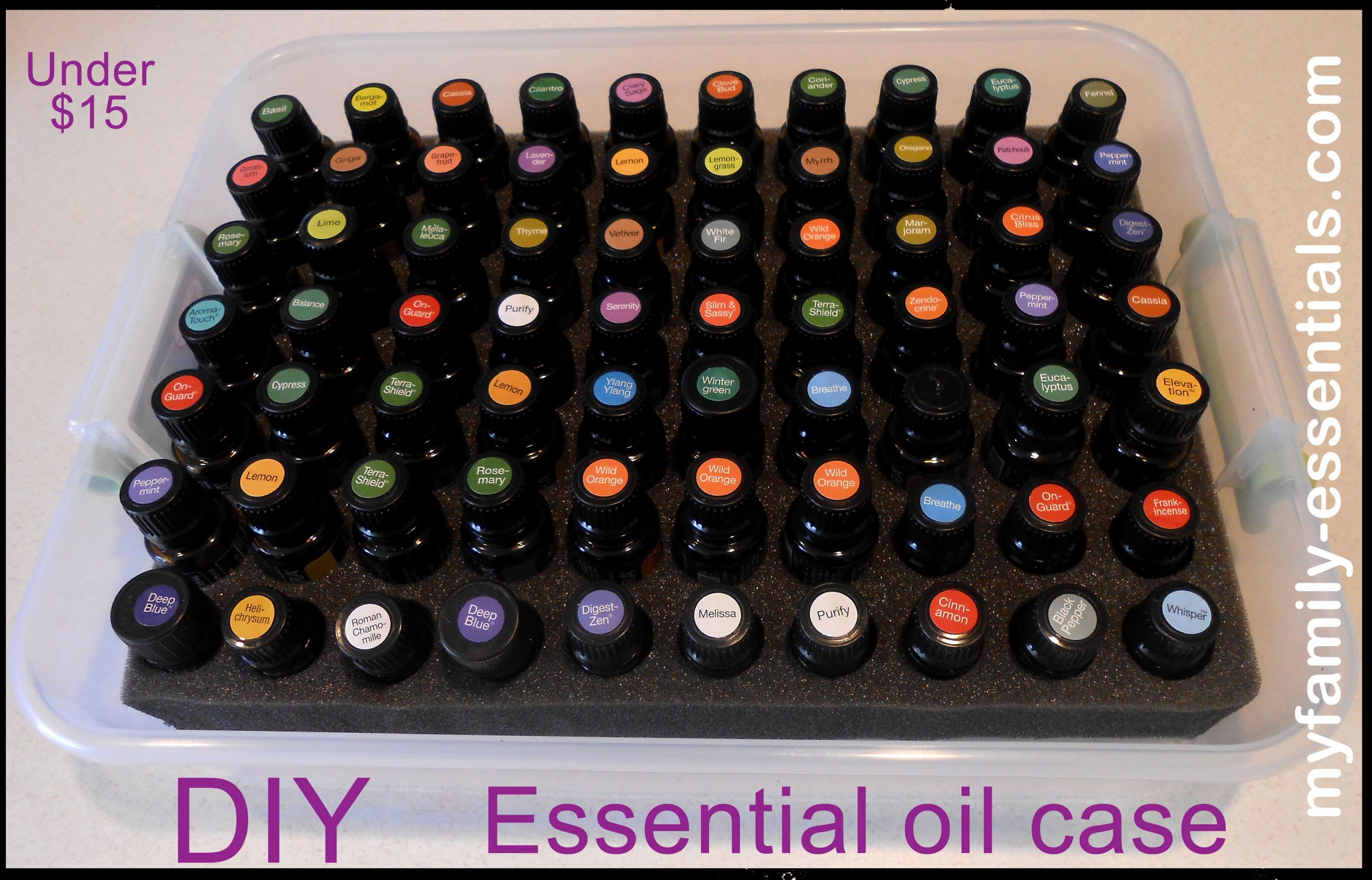 DIY Essential Oil Organizer
 DIY Essential Oil Storage
