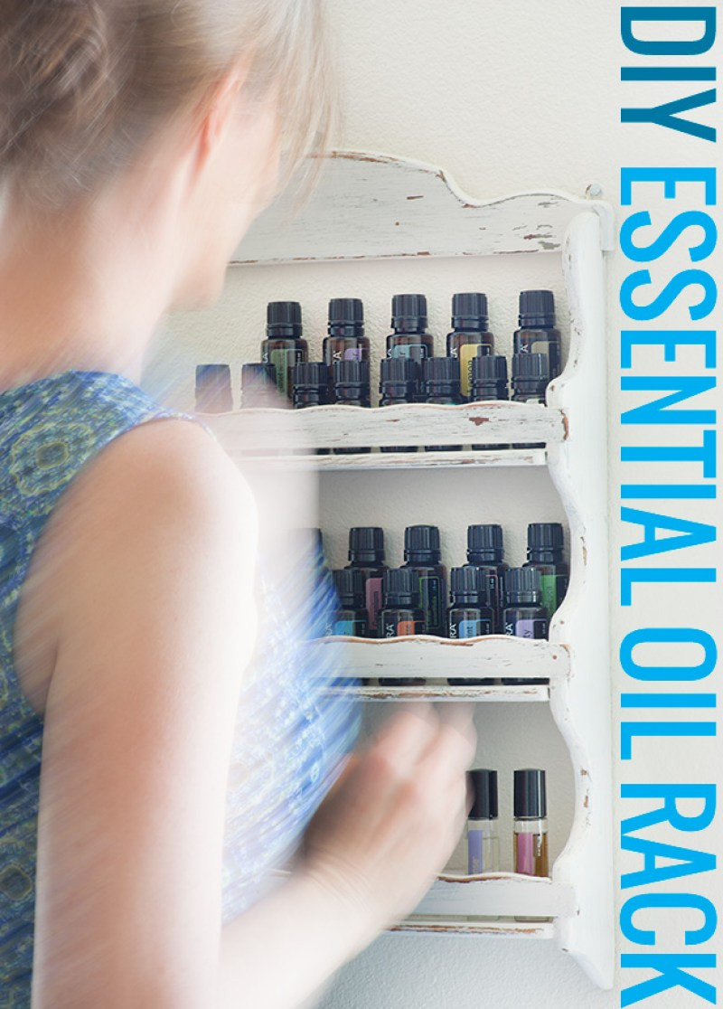 DIY Essential Oil Organizer
 Essential Oils Storage Rack • Flo and Grace