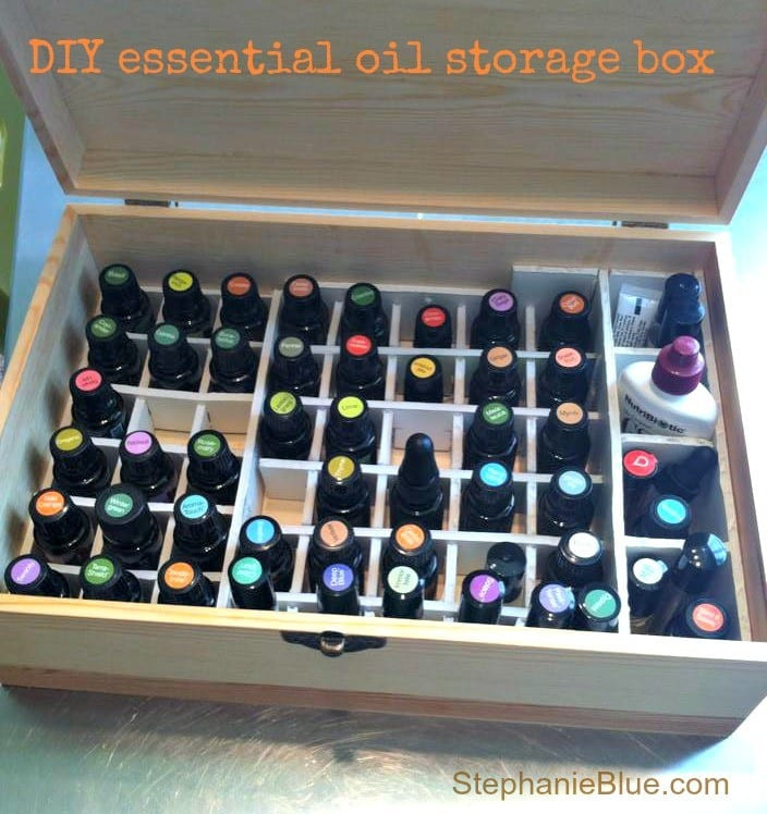 DIY Essential Oil Organizer
 How do I store essential oils DIY boxes and more