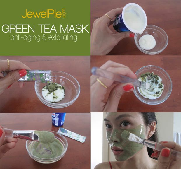 DIY Exfoliating Mask
 DIY Green Tea Mask Exfoliating & Anti aging JewelPie