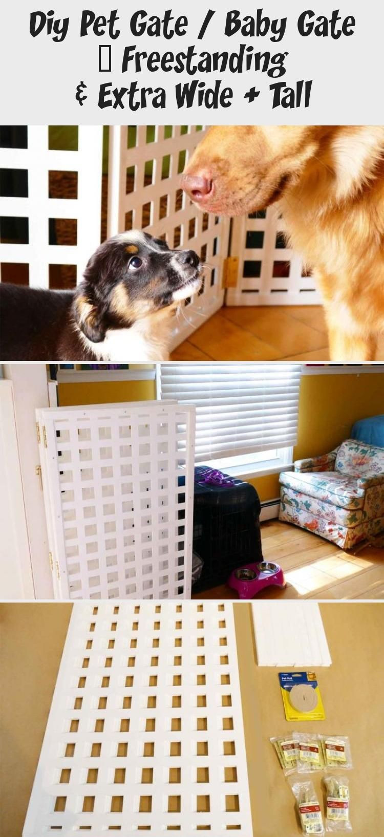 DIY Extra Wide Baby Gate
 Diy Pet Gate Baby Gate – Freestanding & Extra Wide