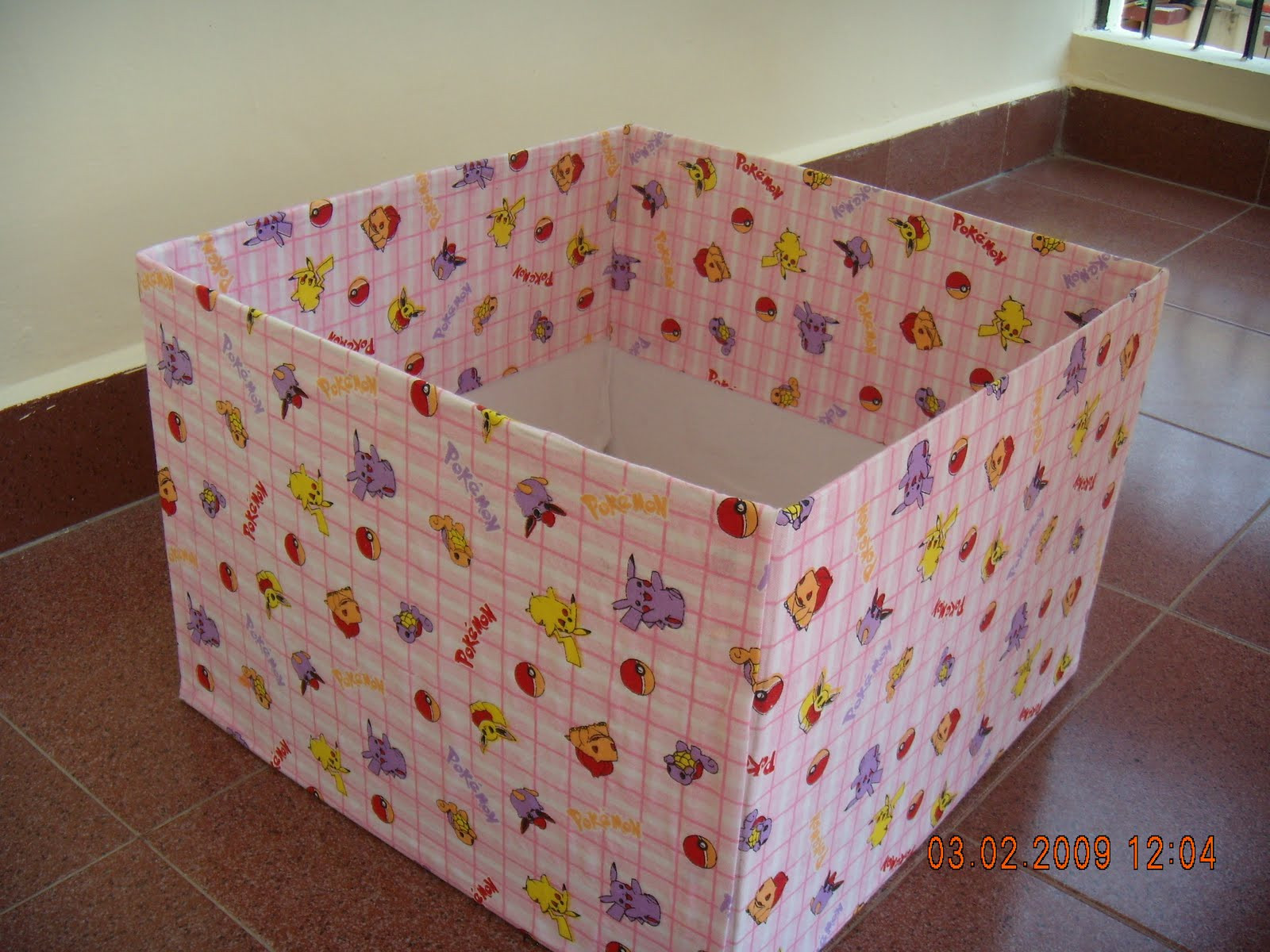 DIY Fabric Box
 Orangerays DIY Fabric Boxes