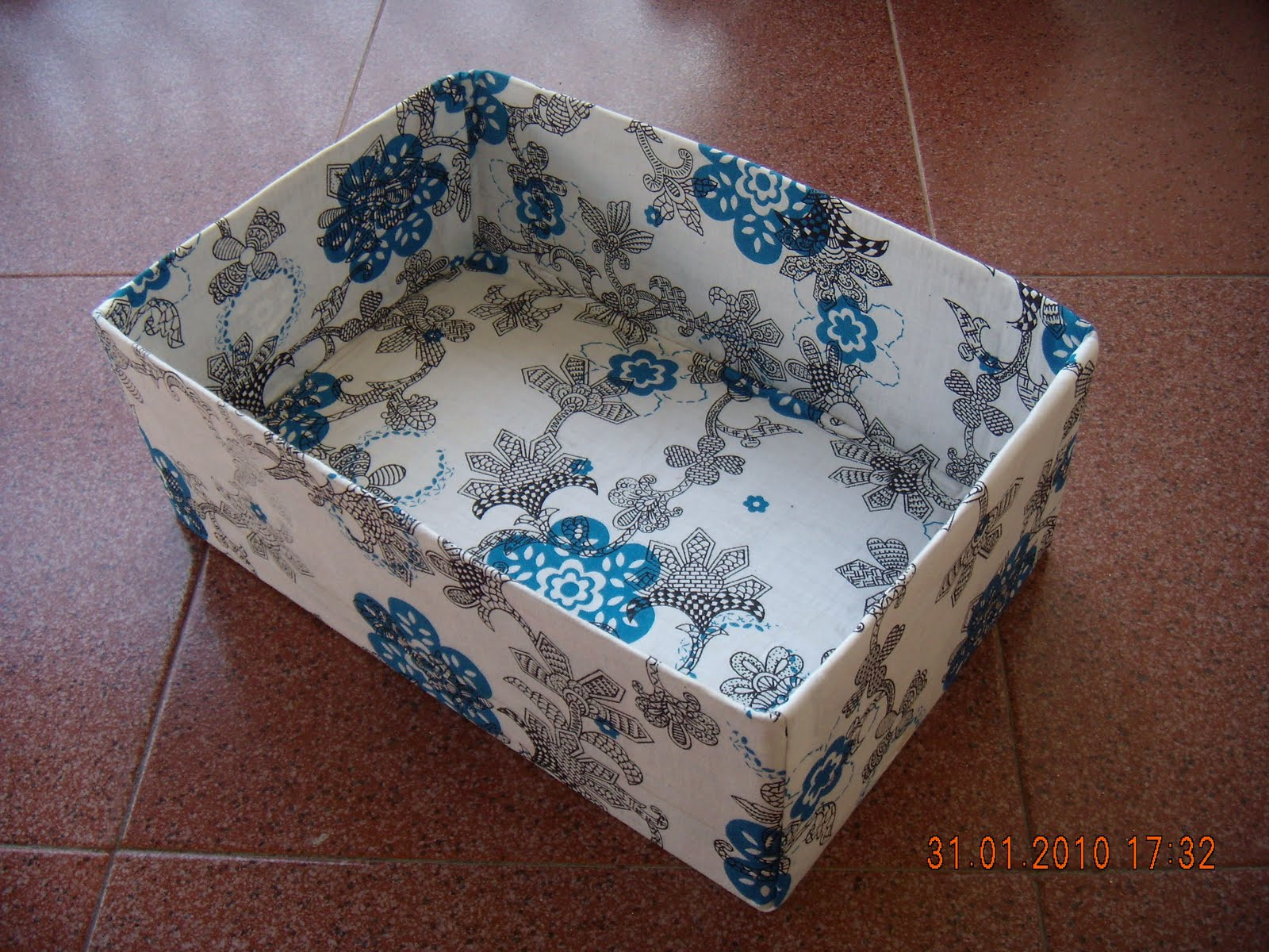 DIY Fabric Box
 Orangerays DIY Fabric Boxes