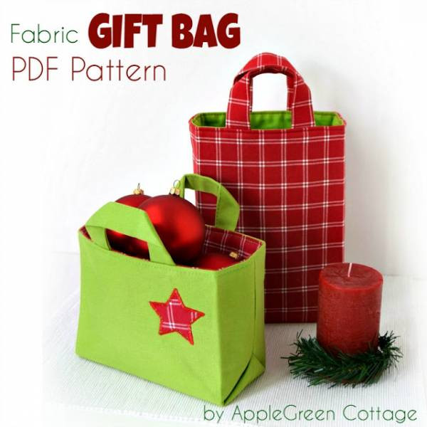 DIY Fabric Gift Bags
 Easy Fabric Gift Bag Sewing Pattern – Home and Garden