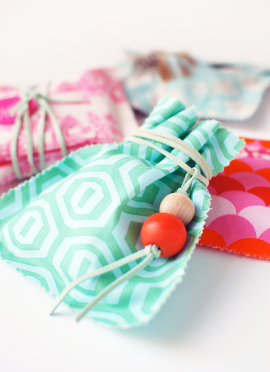 DIY Fabric Gift Bags
 DIY Fabric Gift Bags decor8