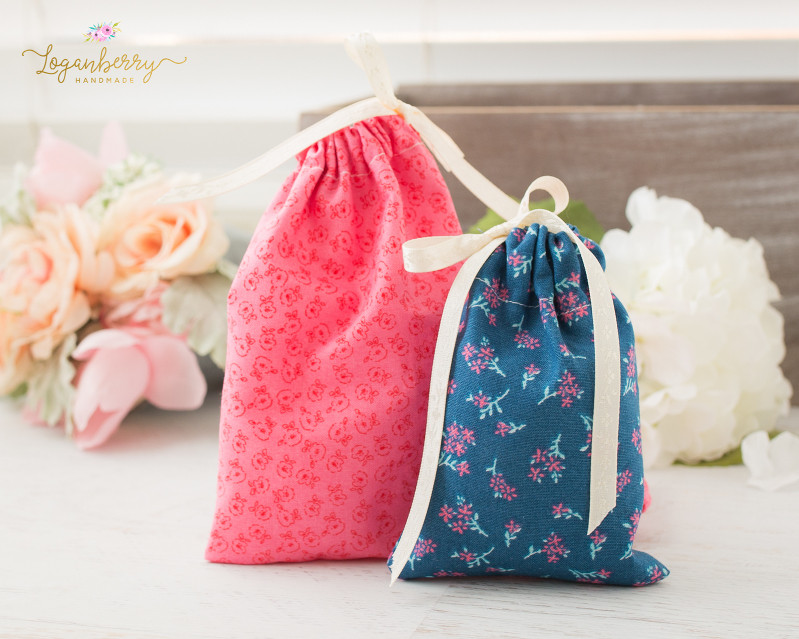 DIY Fabric Gift Bags
 5 Minute Gift Bags Loganberry Handmade
