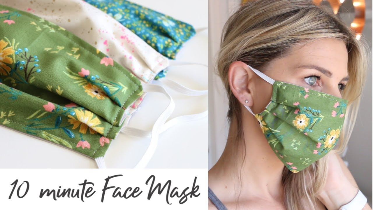 DIY Face Mask
 DIY Face Mask with Elastic in 10 minutes Sewing Tutorial