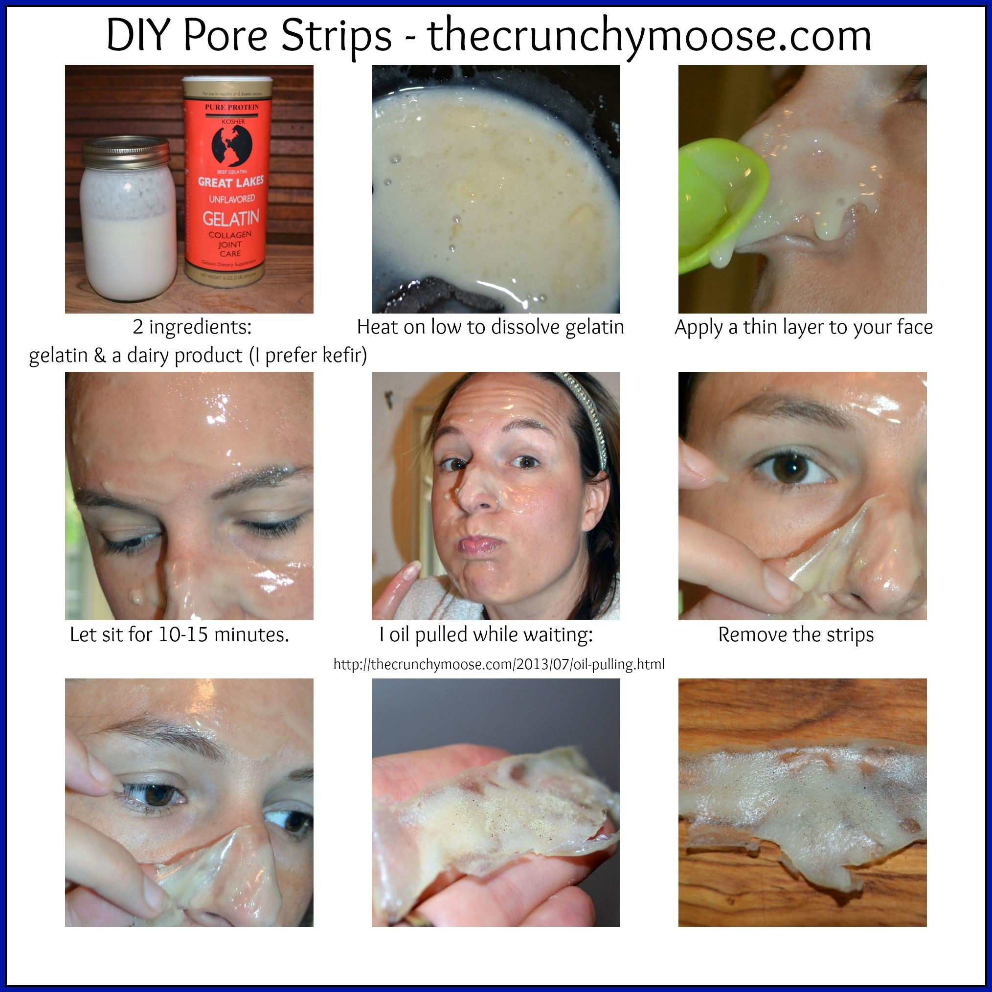 DIY Face Mask To Remove Blackheads
 DIY Pore Strips To Remove Blackheads Recipe