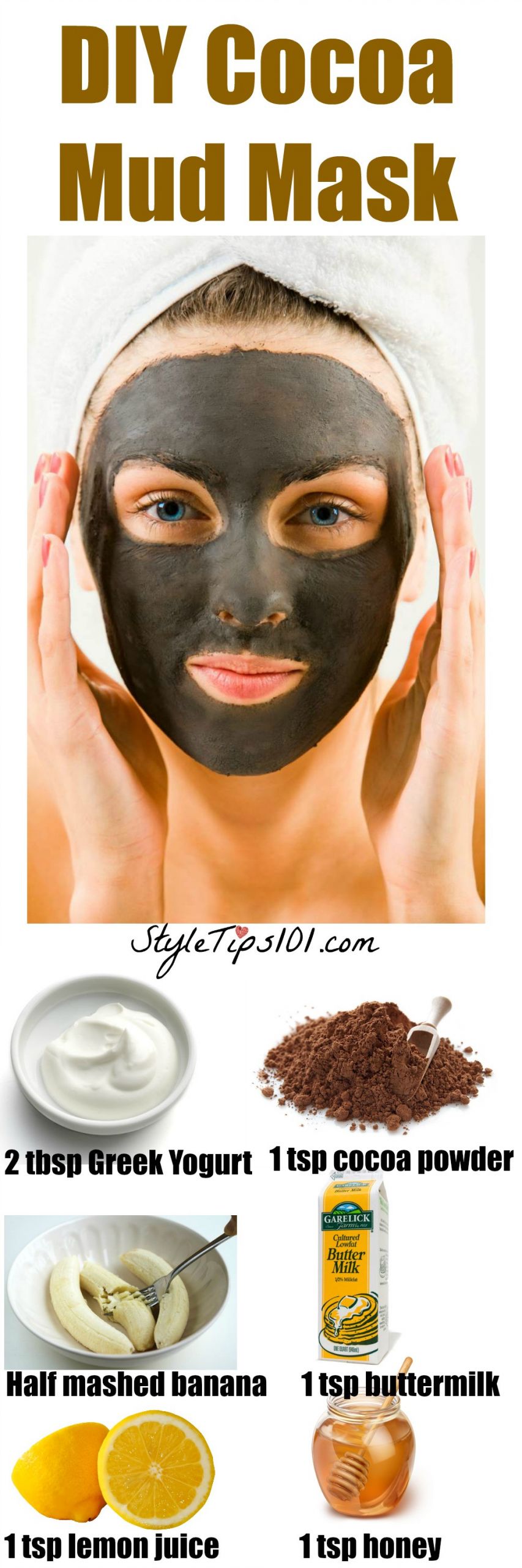 DIY Facial Mask
 DIY Mud Mask For Acne Prone and Oily Skin