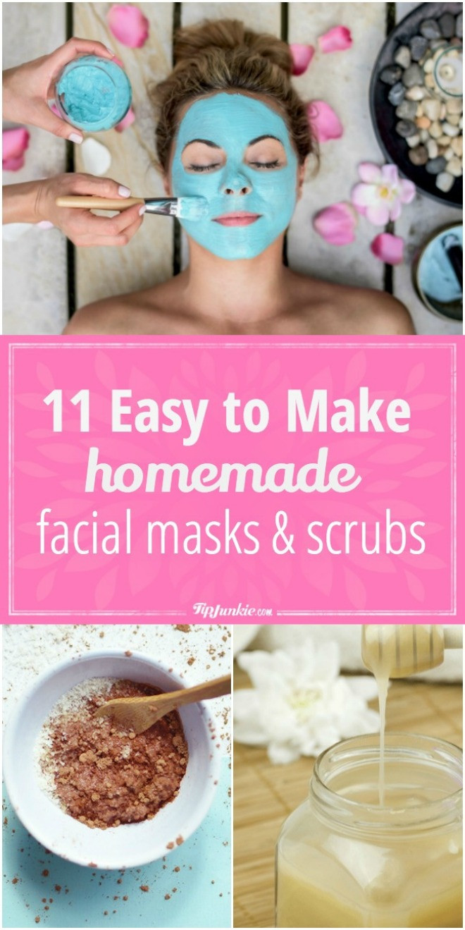 DIY Facial Mask
 11 Easy to Make Homemade Facial Masks and Scrubs
