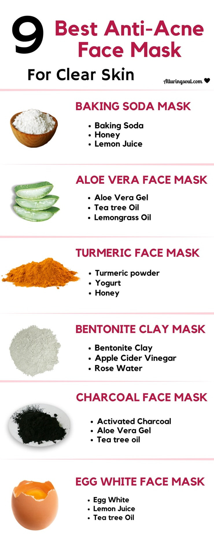 DIY Facial Mask Recipe
 Best DIY Face Masks for Every Skin Type