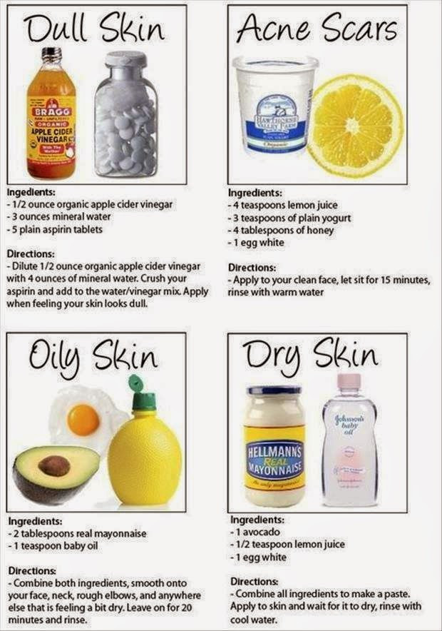 DIY Facial Mask Recipe
 Health & nutrition tips Homemade Face Mask Recipes