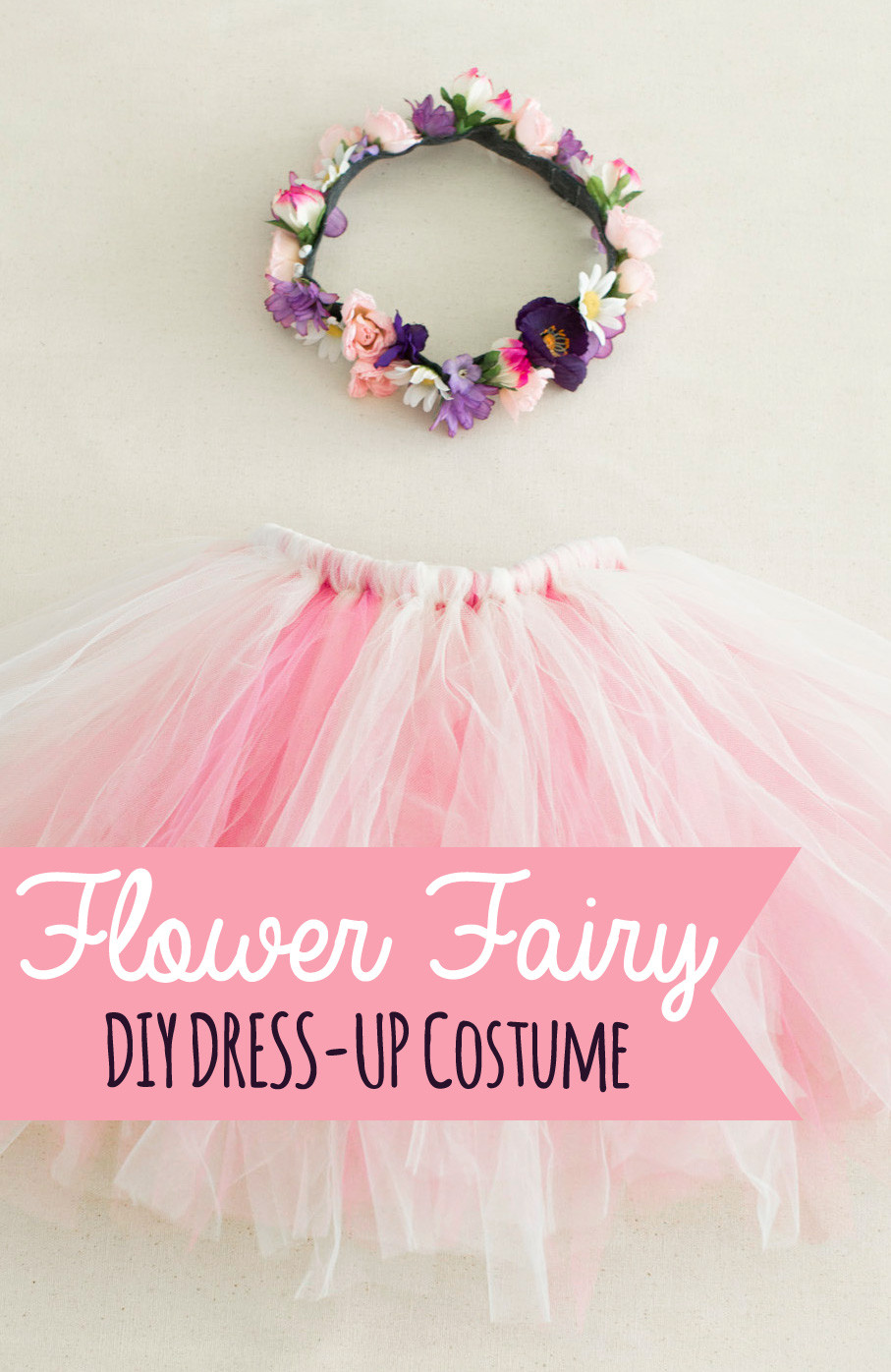 DIY Fairy Costume
 The Nonpareil Home DIY Costume Flower Fairy
