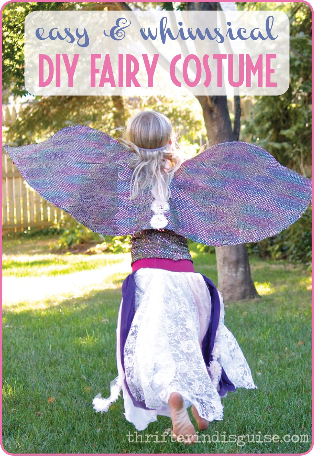 DIY Fairy Costume
 A Thrifter in Disguise DIY Fairy Costume Part 1