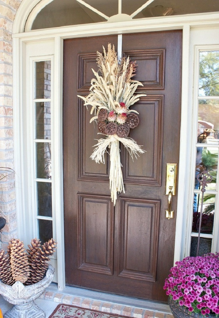DIY Fall Door Decor
 Top 10 Amazing DIY Fall Door Decorations Top Inspired