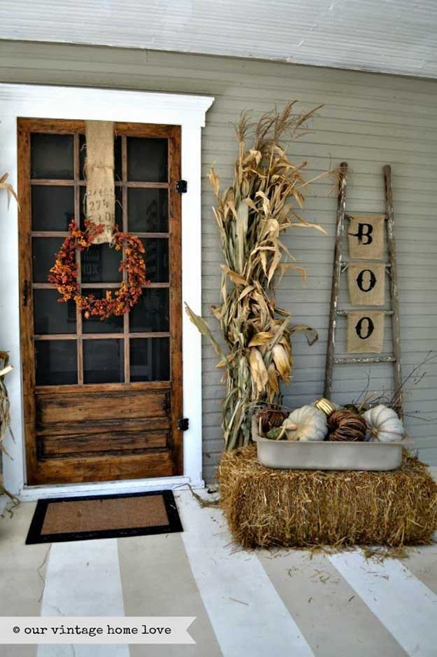 DIY Fall Door Decor
 Fall Door Decorations and Wreaths DIY Projects Craft Ideas