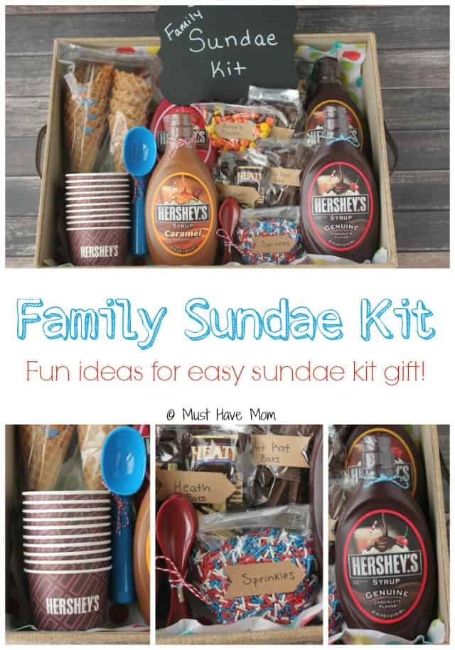 DIY Family Gifts
 DIY Family Sundae Kit Idea