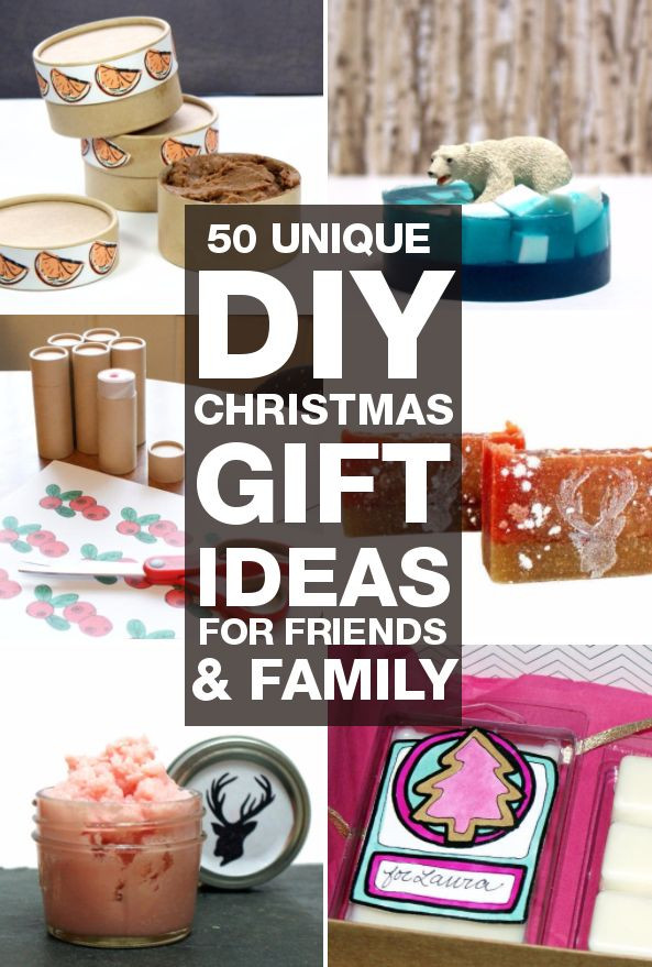 DIY Family Gifts
 DIY Christmas Gifts 50 Unique DIY Christmas Gifts You Can