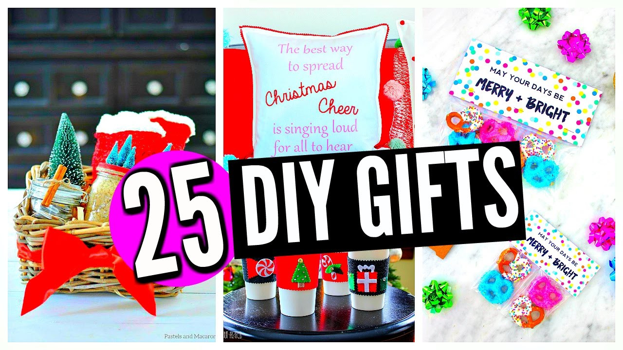 DIY Family Gifts
 25 DIY Christmas Gifts For Friends Family Boyfriend