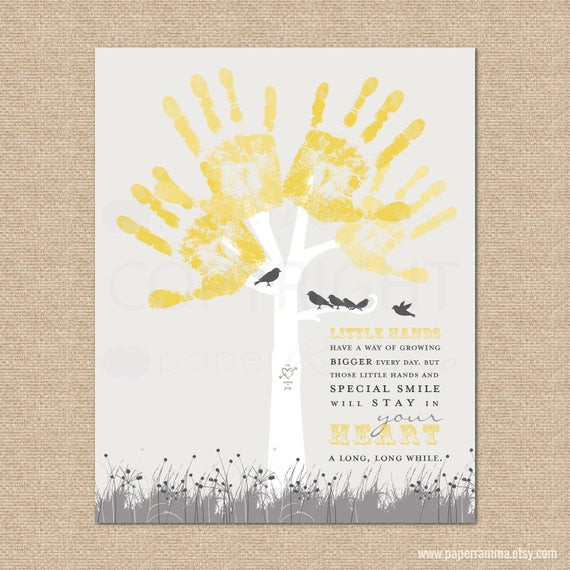 DIY Father'S Day Gifts For Grandpa
 Handprint Tree DIY Fathers Day t for Grandpa Fathers Day