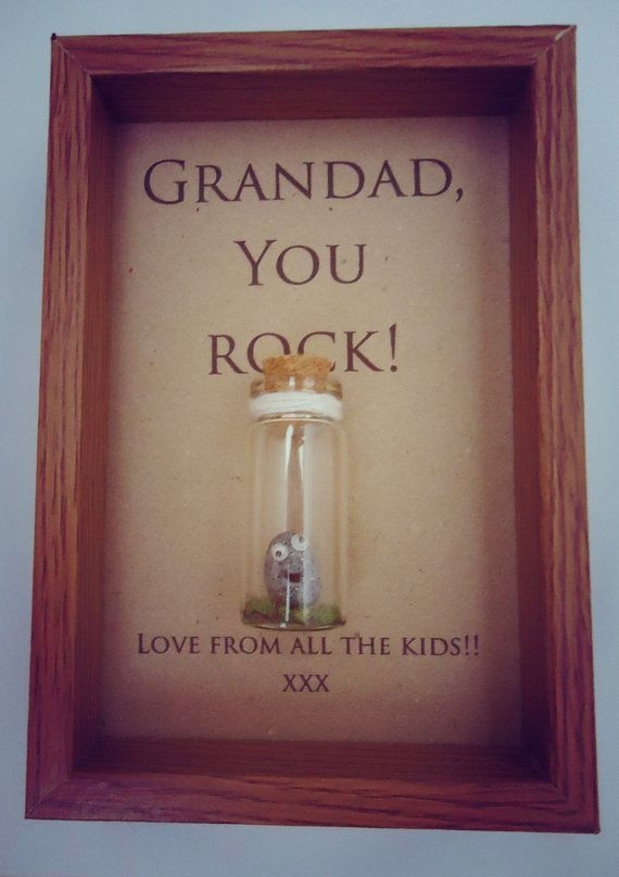 DIY Father'S Day Gifts For Grandpa
 Cute Grandad t Personalised box frame Add names or