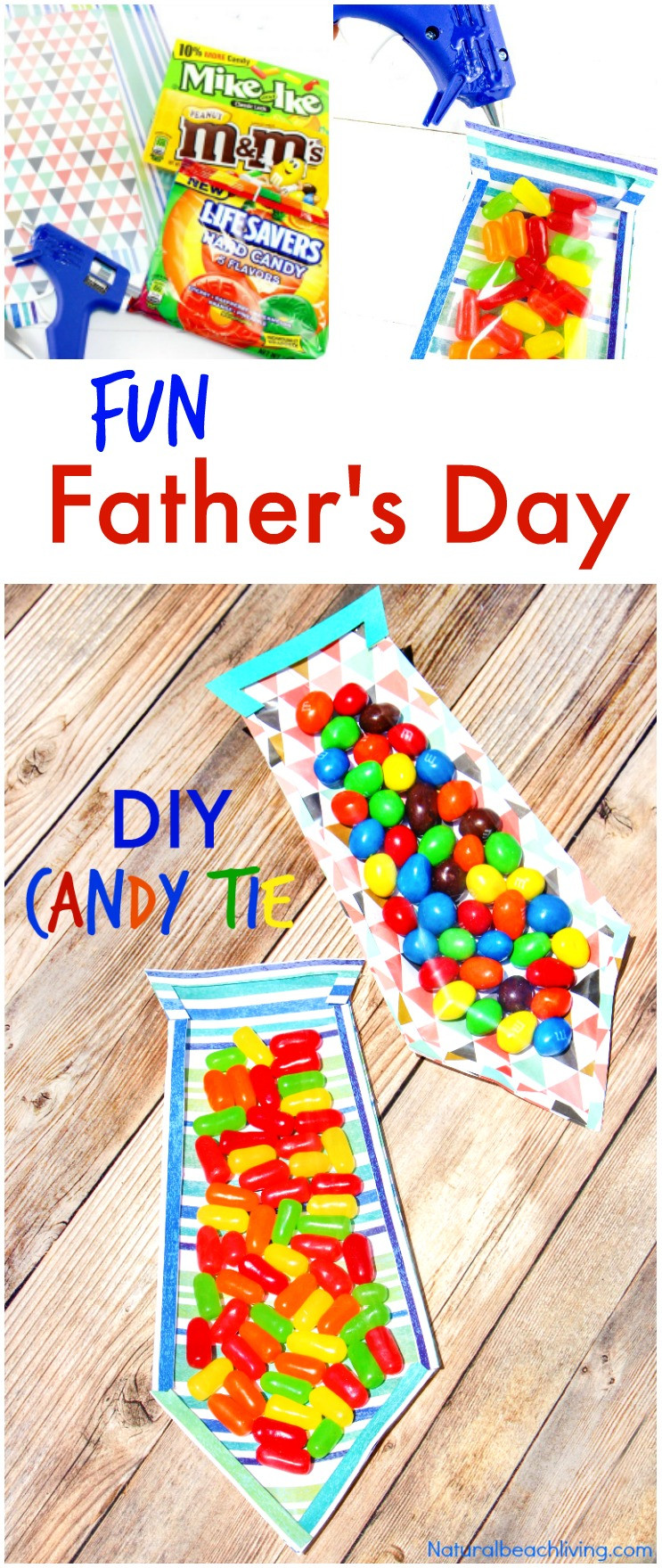 DIY Father'S Day Gifts From Toddler
 The Best DIY Father s Day Card Father s Day Candy Tie