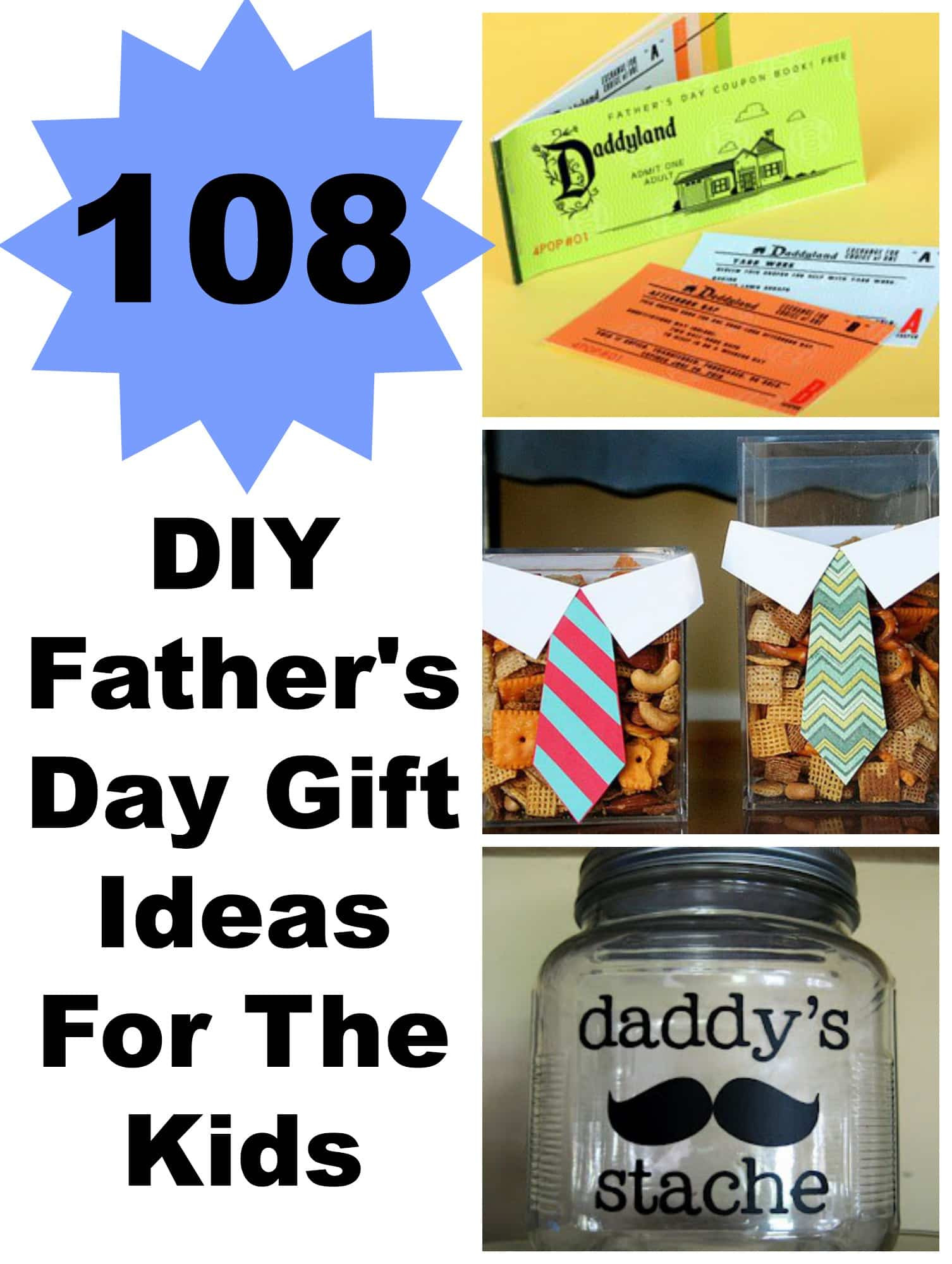 DIY Father'S Day Gifts From Toddler
 108 DIY Father s Day Gift Ideas For The Kids Lady and