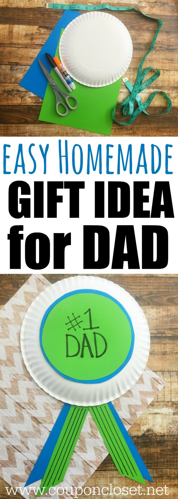 Diy Fathers Day
 Homemade Father s Day Gift Idea 1 Dad Award e Crazy Mom