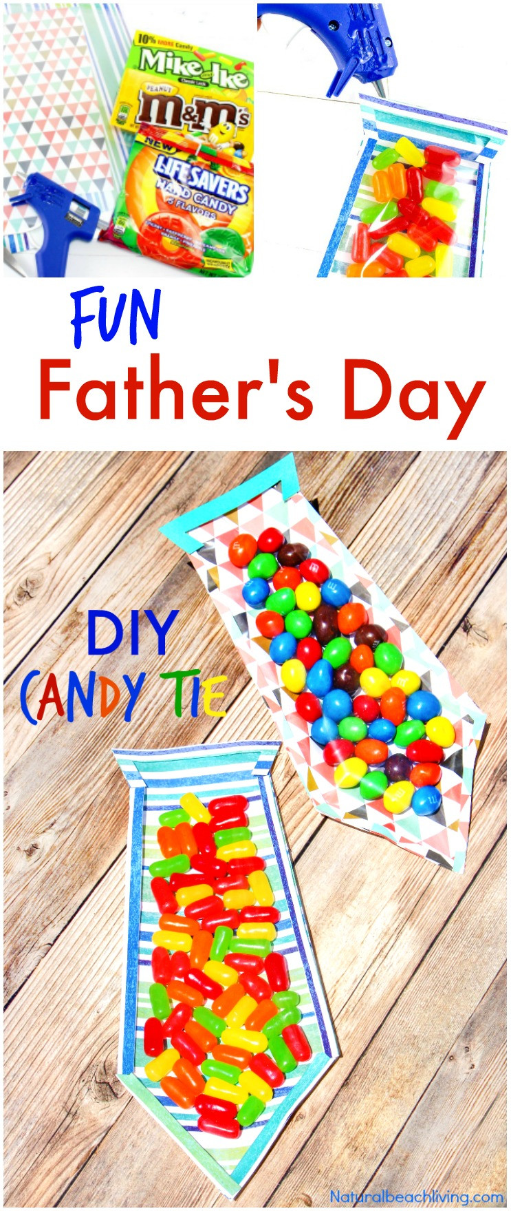 Diy Fathers Day
 The Best DIY Father s Day Card Father s Day Candy Tie
