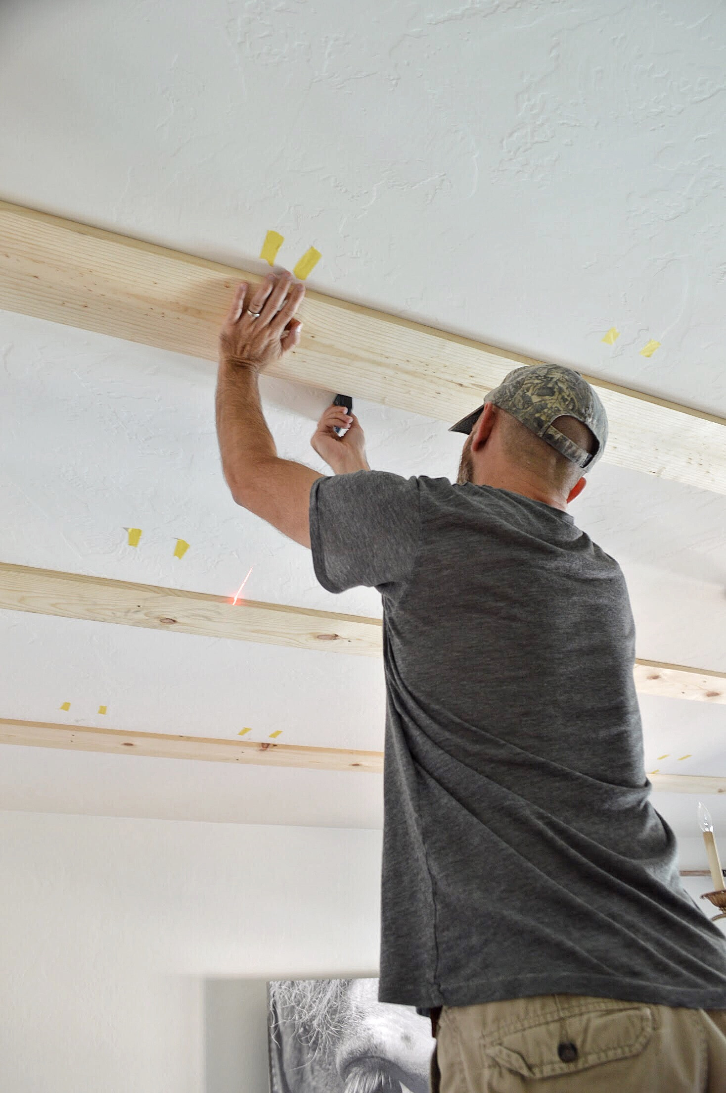 DIY Faux Wood Beams
 DIY Faux Wood Beams