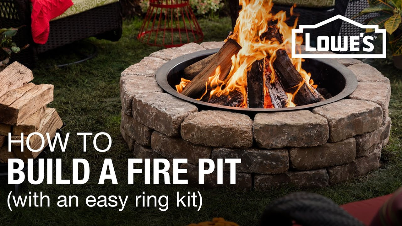 DIY Fire Pit Kits
 How To Build a Fire Pit w a Ring Kit