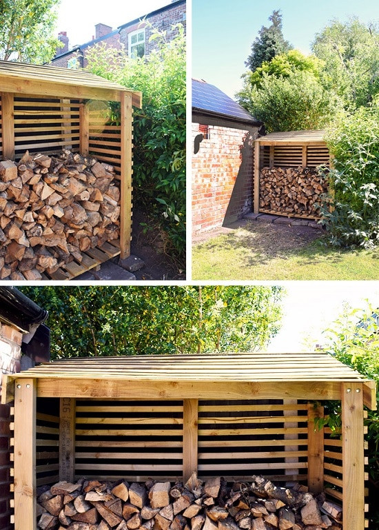 DIY Firewood Rack With Roof
 16 Best Homemade DIY Firewood Racks Ideas