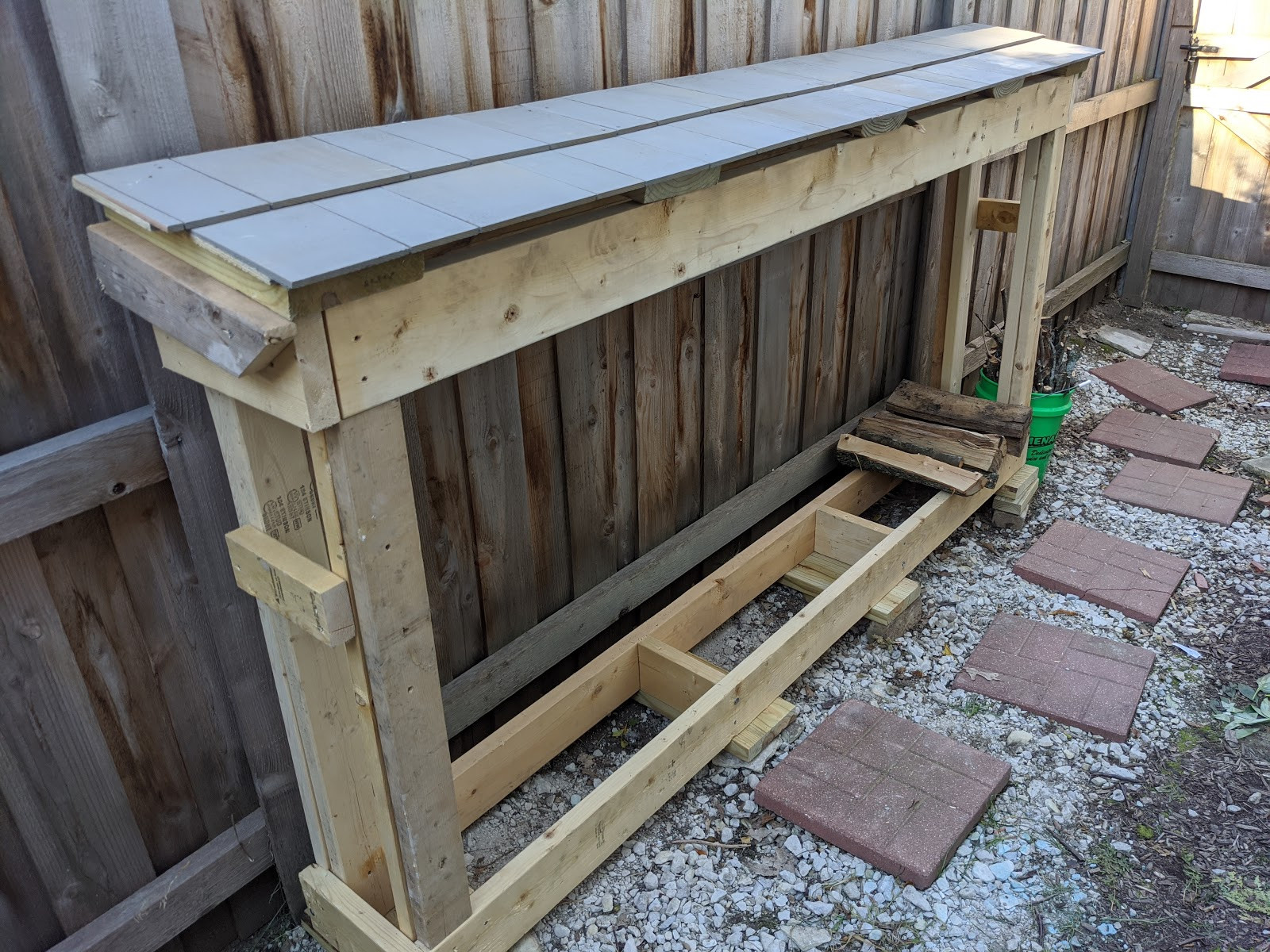 DIY Firewood Rack With Roof
 New DIY Firewood Rack with Roof Built August 2020