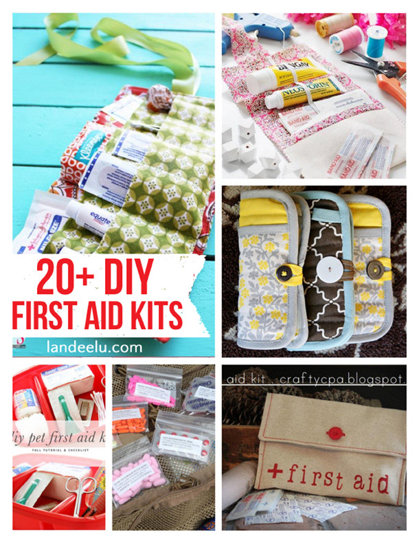 DIY First Aid Kits
 20 DIY First Aid Kits