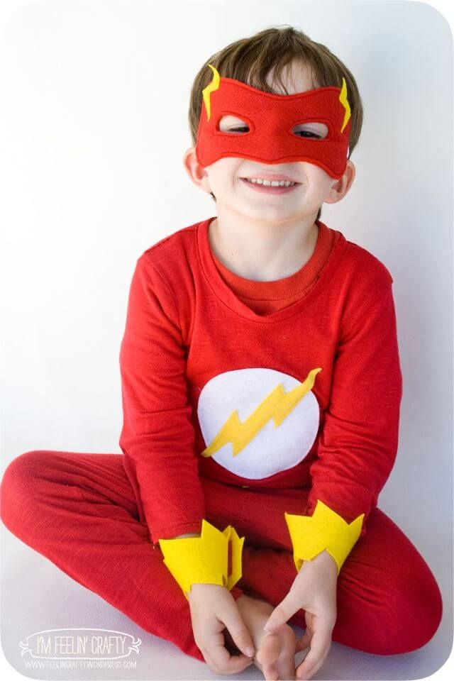 DIY Flash Costume
 12 DIY Superhero Costume Ideas for Kids