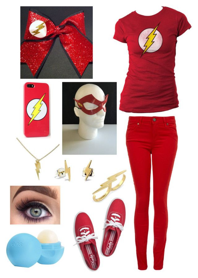 DIY Flash Costume
 "The Flash Costume" by danii1d liked on Polyvore featuring