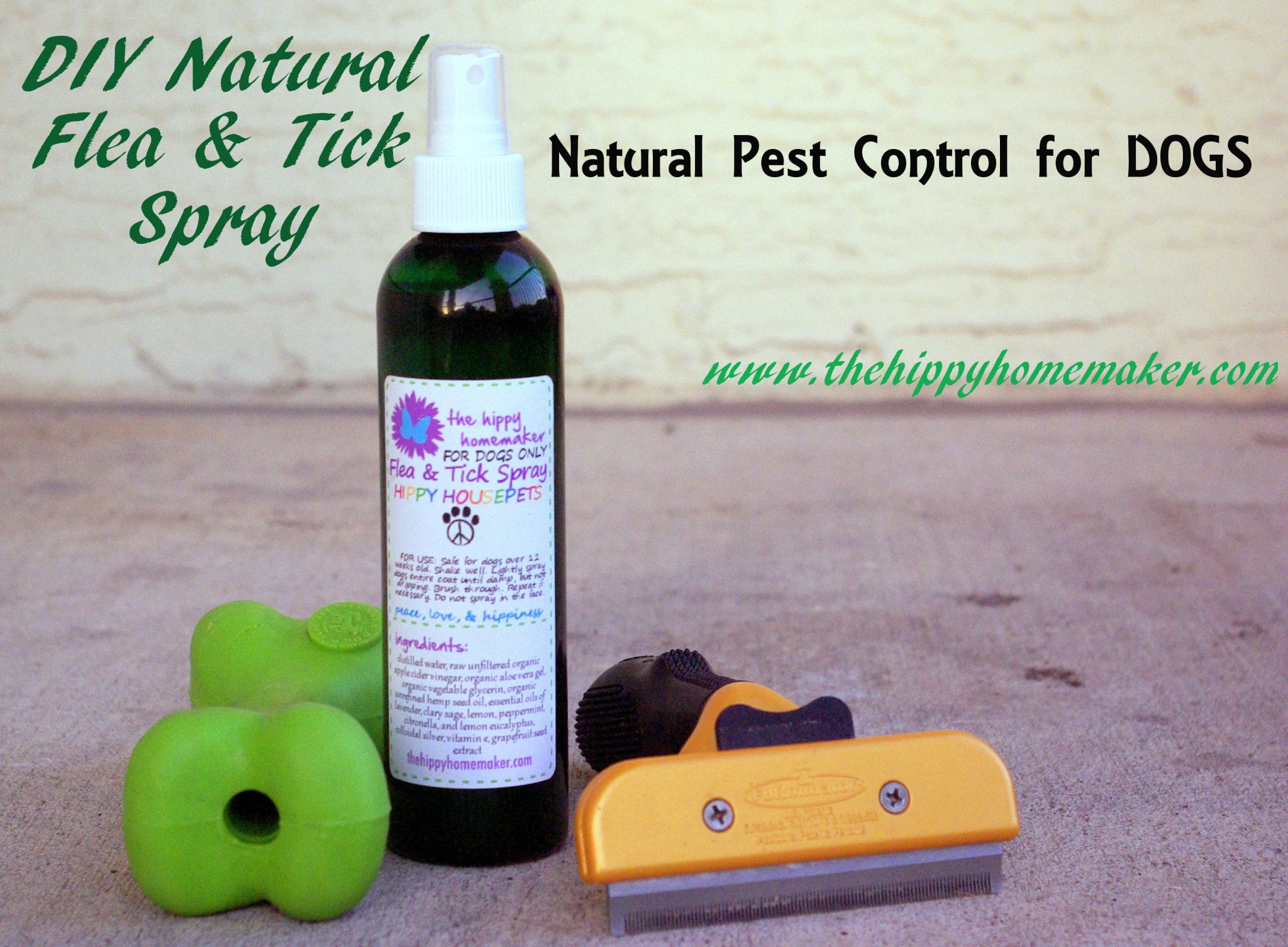 DIY Flea And Tick Spray For Dogs
 DIY Natural Flea & Tick Spray Natural Pest Control For